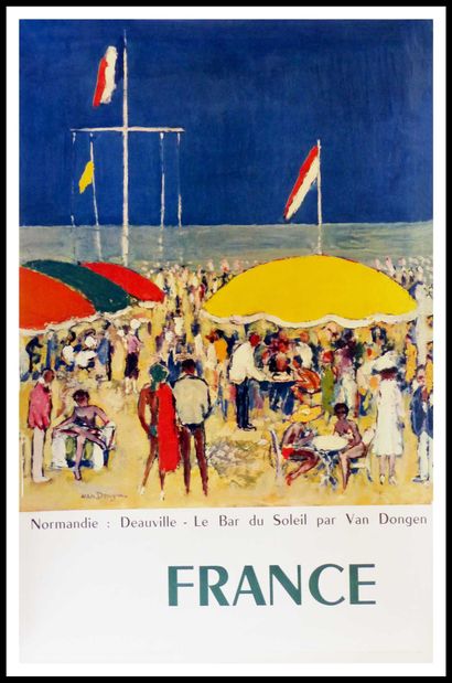 Kees Van Dongen Kees VAN DONGEN (1877 - 1968)

Normandie Deauville le bar au soleil,... Gazette Drouot