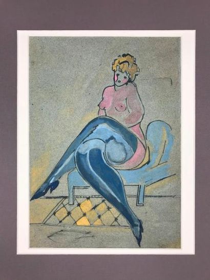 SANYU SANYU (1901-1966), Dans le gout de,

Femme assise, circa 1950/60.

Dessin à... Gazette Drouot