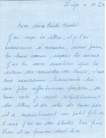 null ARCHIVES of Andrei BALASHOV (1889-1969)
Private correspondence of A.Balashov:
-...