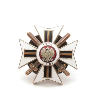 null INSIGNE of the Polish War Veterans Association, 1914-1921
Silver, bronze, enamel
Engraved...