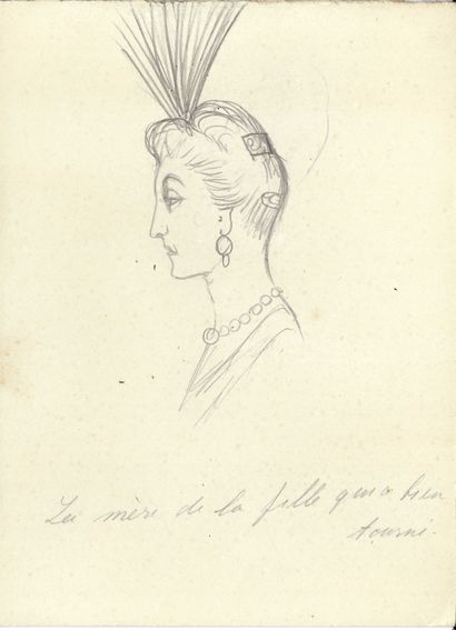 null ERTE (TIRTOFF Roman) (1892-1990)
Three studies of female heads
Pencil on board
Annotated...