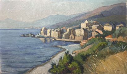 null Marc BARDON (1891-?)


Vue d'Erbalunga en Corse.


Huile sur toile.


Signée...