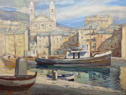 null Albert GILLIO (1892-1964)


Le vieux-port de Bastia, Corse.


Huile sur toile....