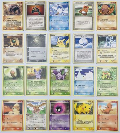 null POKEMON CARDS
Set of 20 non-holographic cards.
Possibly various editions.
Language...