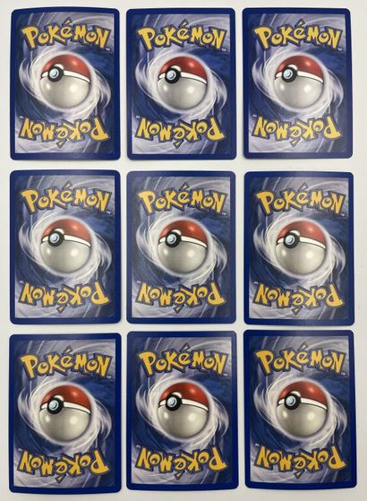 null POKEMON CARDS
Set of 9 Holographic Common and Uncommon cards: Ramoloss, Malosse...
