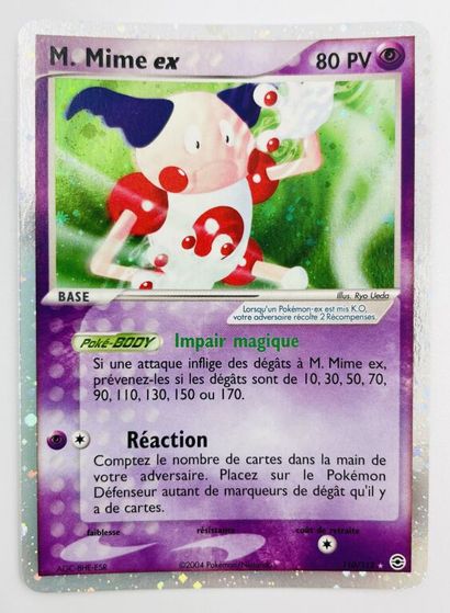 null POKEMON CARD
Mr. Mime ex 110 / 112.
Edition : ex Rouge Feu & Vert Feuille.
Language...