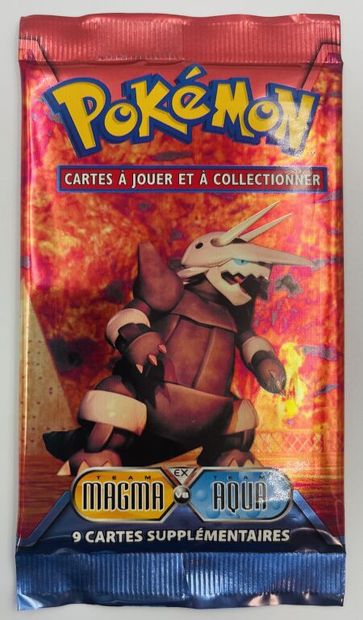null POKEMON CARDS
Sealed booster.
Edition: Ex Team Magma Vs Team Aqua, 2005.
Illustration...