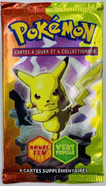 null POKEMON CARDS
Sealed booster.
Edition: Ex Rouge Feu & Vert Feuille, 2004.
Illustration...