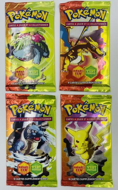 null POKEMON CARDS
Artset of 4 sealed Boosters.
Edition : Ex Rouge Feu & Vert Feuille,...