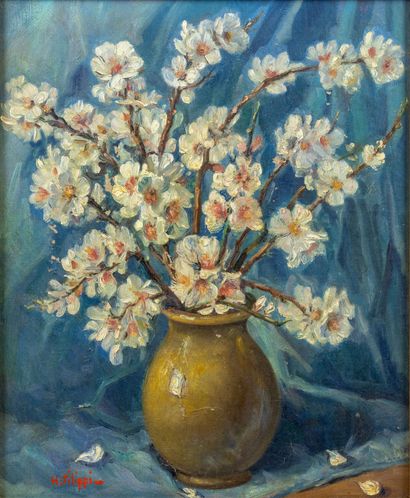 null Hector FILIPPI (1893-1965)
Nature morte au bouquet de fleurs.
Huile sur toile.
Signée...