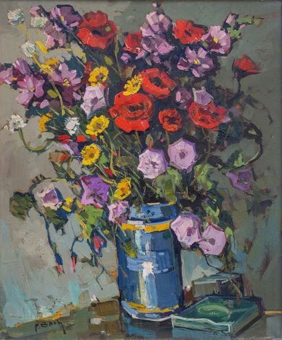 Pierre BACH (1906-1971)
Nature morte au bouquet...