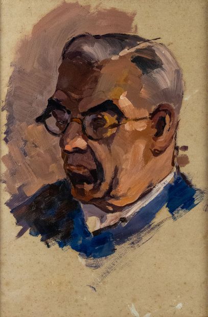 Pierre BACH (1906-1971)
Autoportrait.
Huile...