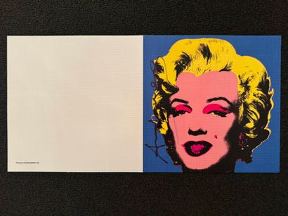  Andy WARHOL (1928-1987), d'après
Marilyn» - A Print Retrospective 
Impression sur... Gazette Drouot