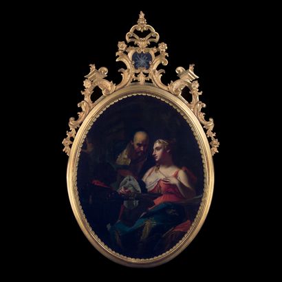 Giambattista Tiepolo (Venezia, 1696 – Madrid, 1770), cerchia di, Una gentildonna... Gazette Drouot