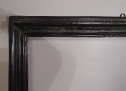 null Large blackened moulded wooden frame called "Salvatore Rosa".
Italy, 18th century...