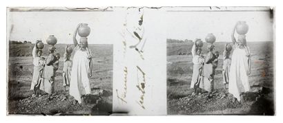 null * STEREO. 
AFRIQUE, MADAGASCAR, COTE d'IVOIRE & MALI. Circa 1900-20. Important...