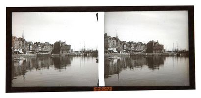 null STEREO.
 AUTOCHROMES. PHOTOGRAPHIE, plaque de verres stéréoscopiques et monos...