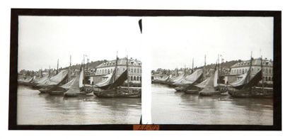 null STEREO.
 AUTOCHROMES. PHOTOGRAPHIE, plaque de verres stéréoscopiques et monos...