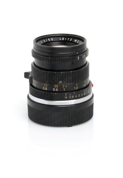 null APPAREIL PHOTOGRAPHIQUE. OBJECTIF. Objectif Summicron 2/50 mm (Leitz Wetzlar,...