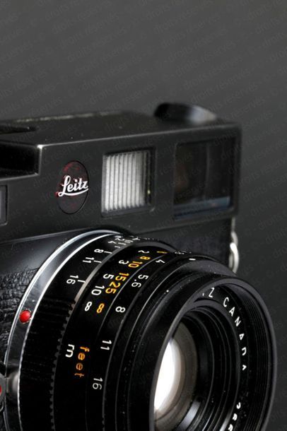 null APPAREIL PHOTOGRAPHIQUE. 
Boitier Leica M6 noir (Leitz Wetzlar, 1985) n°1678762...