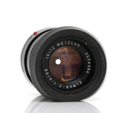 null APPAREIL PHOTOGRAPHIQUE. OBJECTIF.
 Objectif Elmar-C 4/90 mm (Leitz Wetzlar,...