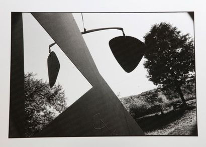 null PHOTOGRAPHIE. Eléonore NITZSCHKÉ (née en 1961). Calder at Roxbury (1985) "Calder...