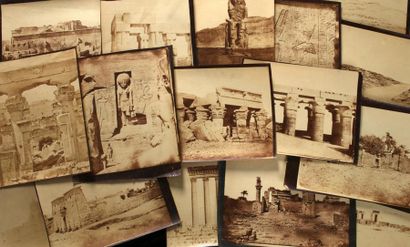 null PHOTOGRAPHIE. Maxime DU CAMP (1822-1894). Série "voyage en Egypte, en Nubie...