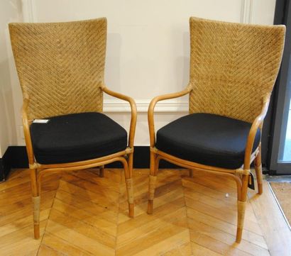 null 2 fauteuils en rotin GARDOT prix de vente boutique : 1260 EUROS