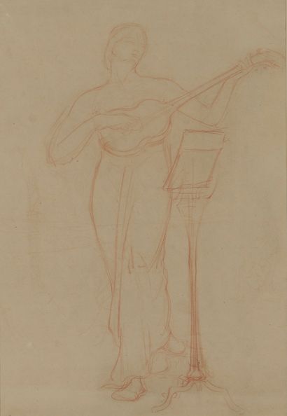 null Attribuée à Louis APPIAN (1862-1896)



Jeune fille jouant de la guitare



Sanguine...