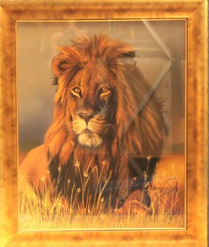 null D. BAUDUIN

" Lion" 

Pastel signé en bas à droite

50 x 40 cm à vue