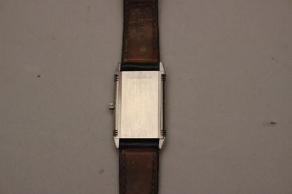 null JAEGER-LECOULTRE Reverso en or 18 carats 750 Millième, forme rectangulaire,...