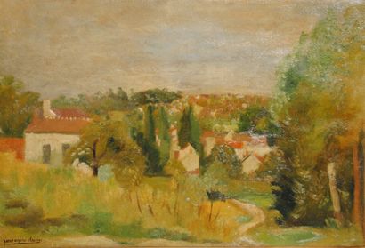 null CLAIRIN Pierre-Eugène (1897-1980) 

"Paysage"

Huile sur toile signée en bas...