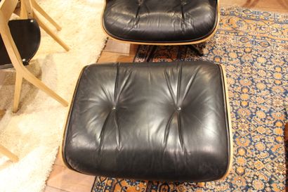 null Charles et Ray EAMES (1907-1978 & 1912-1988)

Lounge Chair et son ottoman, coque...