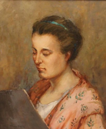 null GHEHO François (1881-1952)

"Portait de femme lisant"

Huile sur toile signée...