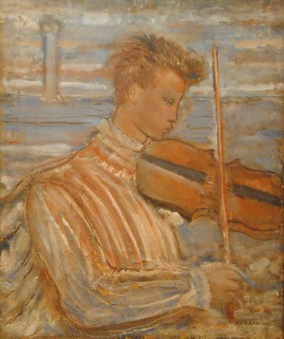 null HERAUT Henri (1894-1981)

" le jeune violoniste"

Huile sur toile signée en...