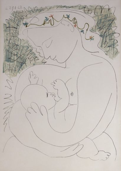 null Pablo PICASSO (1881 - 1973) d'après



Grande Maternité. 29-04 63



Lithographie...