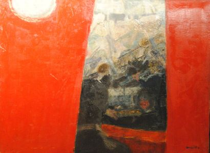 null AMBILLE Paul (1930-2010)

"La loge rouge"

Huile sur toile signée en bas à droite,...