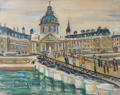 null Lucien GENIN (1894-1953)



L'institut de France et le pont des Arts



Gouache...