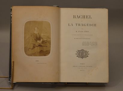 null Photographie, livre. "Rachel et la tragédie" par Jules JANIN. "Edition originale...