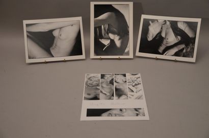 null Photographie, erotica, femme nue, érotisme. Trois tirages argentiques du photographe...