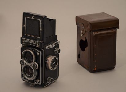 null Appareil photographique. Boitier Rollei Rolleiflex n°1 859 485 avec objectif...