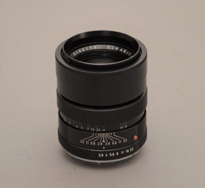 null Appareil photographique, objectif Leica. Objectif Leitz Elmarit-R 2.8/90 mm...