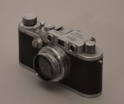 null Appareil photographique. Boitier Leitz Leica IIIa n°268 020 (1937) avec objectif...