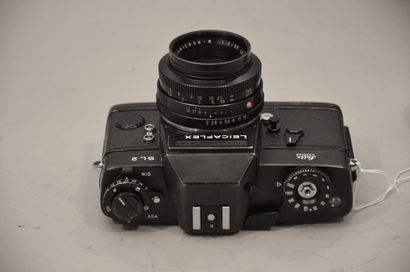 null Appareil photographique. Boitier Leitz Leicaflex SL 2 (noir), 1975, n°1421725,...