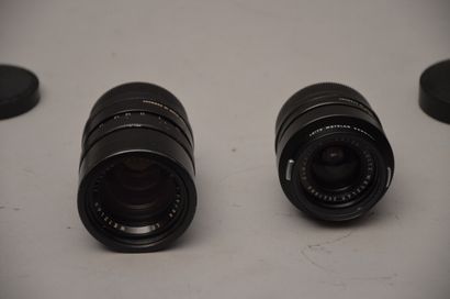 null Appareil photographique. Ensemble de deux objectifs Leitz Leica. Objectif Leitz...