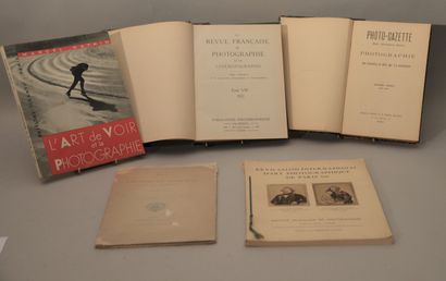 null Photographie, livre, revues. Ensemble de cinq ouvrages divers.

Photo-Gazette,...