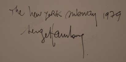 null Serge HAMBOURG (1936-2019). Série sur New York. "The New York Subway 1979"....