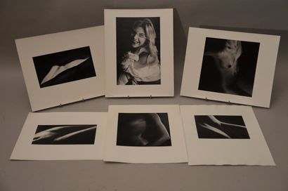 null Photographie, erotica, femme nue, érotisme. Six tirages argentiques érotiques...