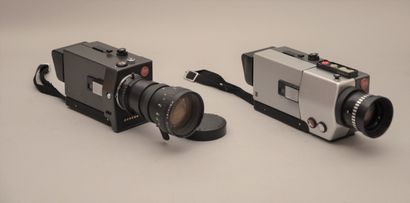 null Cinéma. Ensemble de deux caméras Leitz diverses. Caméra Leitz Leicina Special...