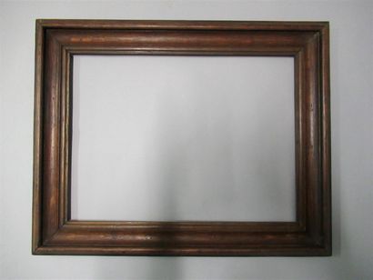 null Frame in natural oak with moulding and waxing, with a groove profile.

19th...